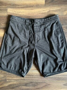 VISSLA Black Drawstring Waist Shorts